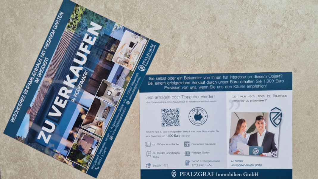 Flyer Immobilienverkauf Rödermark Immobilienmakler